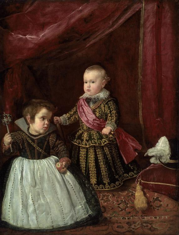 Diego Velazquez Prince Baltasar Carlos with a Dwarf (df01)